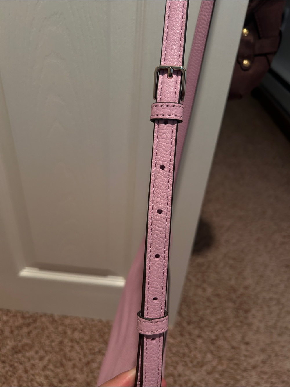 Kate Spade pink leila triple gusset crossbody with gold hardware - Picture 3 of 9